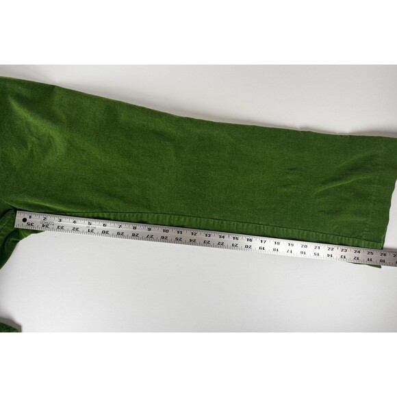 Lilly Pulitzer Pants Womens 4 Green Corduroy Flare Stretch Preppy Rainbow Trim - Picture 9 of 11